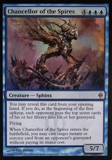 New Phyrexia ~ CHANCELLOR OF THE SPIRES rare Magic the Gathering card